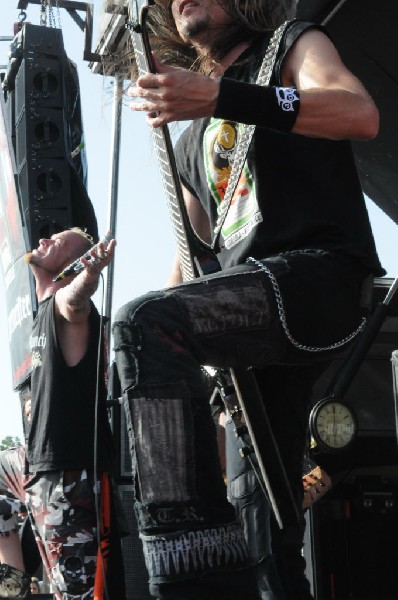 Five Finger Death Punch at the Mayhem Festival Verizon Wireless Amphitheate