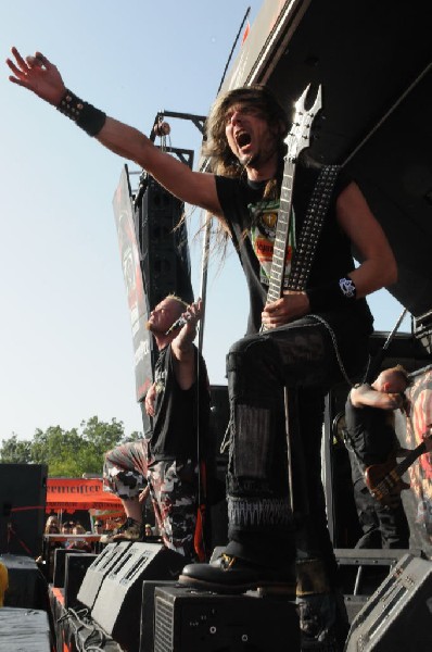 Five Finger Death Punch at the Mayhem Festival Verizon Wireless Amphitheate