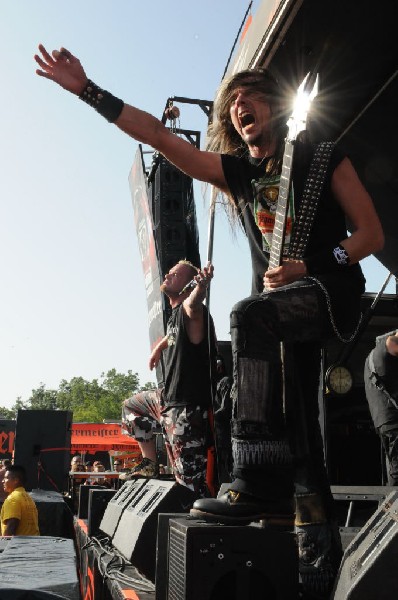 Five Finger Death Punch at the Mayhem Festival Verizon Wireless Amphitheate