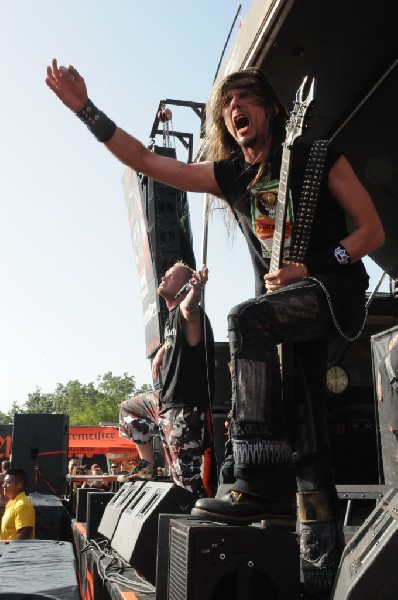 Five Finger Death Punch at the Mayhem Festival Verizon Wireless Amphitheate