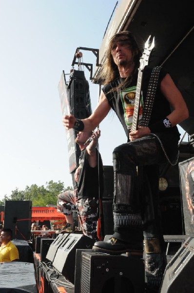 Five Finger Death Punch at the Mayhem Festival Verizon Wireless Amphitheate