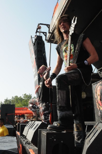 Five Finger Death Punch at the Mayhem Festival Verizon Wireless Amphitheate