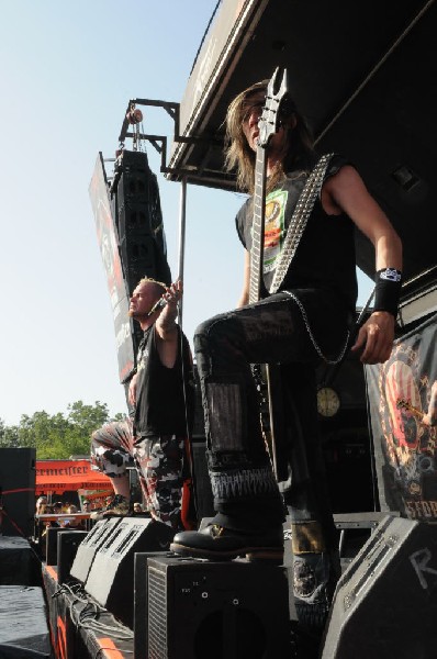 Five Finger Death Punch at the Mayhem Festival Verizon Wireless Amphitheate