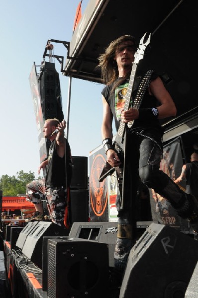 Five Finger Death Punch at the Mayhem Festival Verizon Wireless Amphitheate