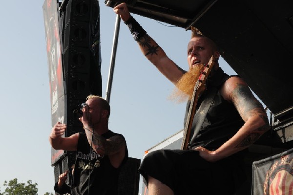 Five Finger Death Punch at the Mayhem Festival Verizon Wireless Amphitheate