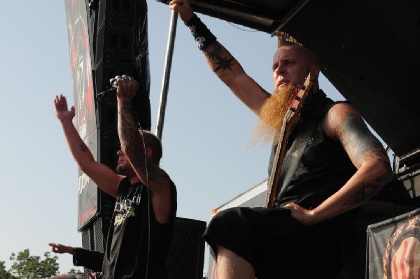 Five Finger Death Punch at the Mayhem Festival Verizon Wireless Amphitheate