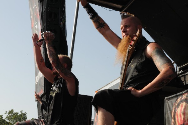 Five Finger Death Punch at the Mayhem Festival Verizon Wireless Amphitheate