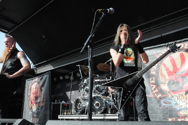 Five Finger Death Punch at the Mayhem Festival Verizon Wireless Amphitheate