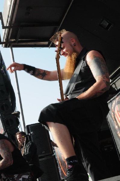 Five Finger Death Punch at the Mayhem Festival Verizon Wireless Amphitheate