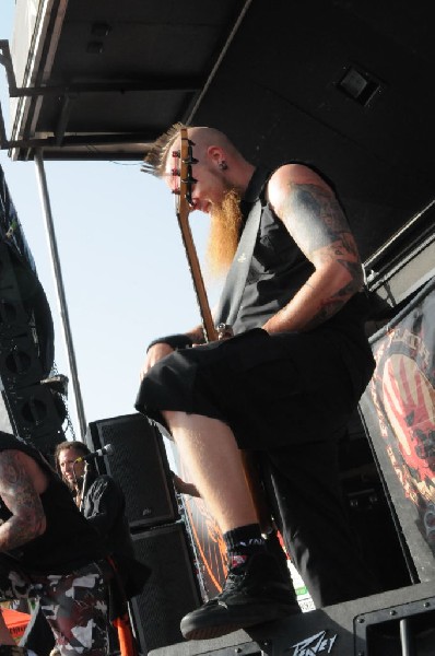 Five Finger Death Punch at the Mayhem Festival Verizon Wireless Amphitheate