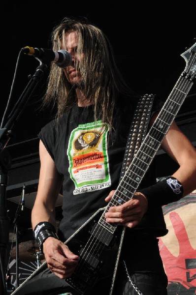 Five Finger Death Punch at the Mayhem Festival Verizon Wireless Amphitheate