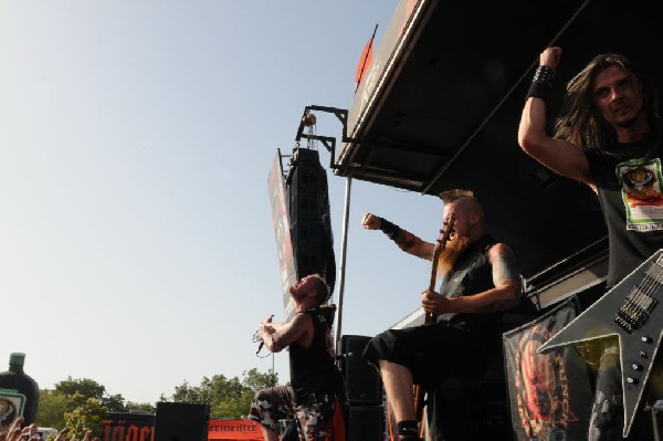 Five Finger Death Punch at the Mayhem Festival Verizon Wireless Amphitheate
