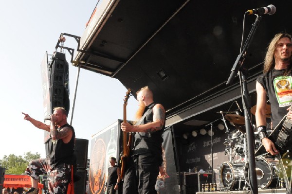 Five Finger Death Punch at the Mayhem Festival Verizon Wireless Amphitheate