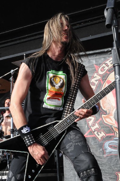 Five Finger Death Punch at the Mayhem Festival Verizon Wireless Amphitheate