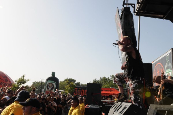 Five Finger Death Punch at the Mayhem Festival Verizon Wireless Amphitheate