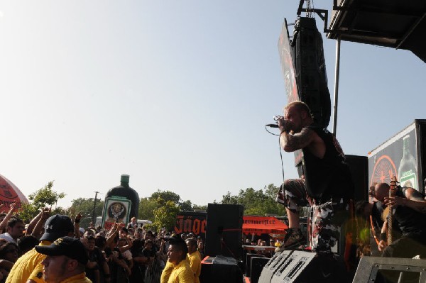 Five Finger Death Punch at the Mayhem Festival Verizon Wireless Amphitheate