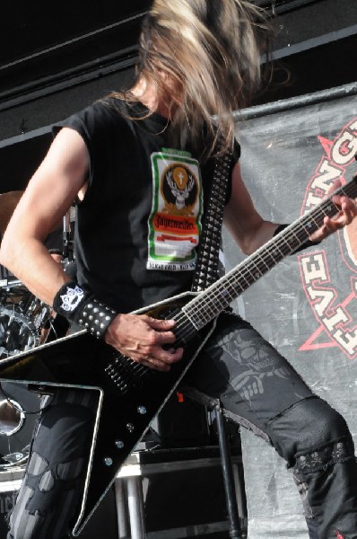 Five Finger Death Punch at the Mayhem Festival Verizon Wireless Amphitheate