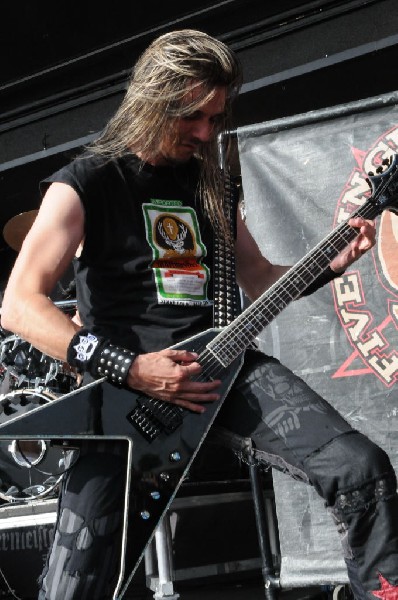 Five Finger Death Punch at the Mayhem Festival Verizon Wireless Amphitheate