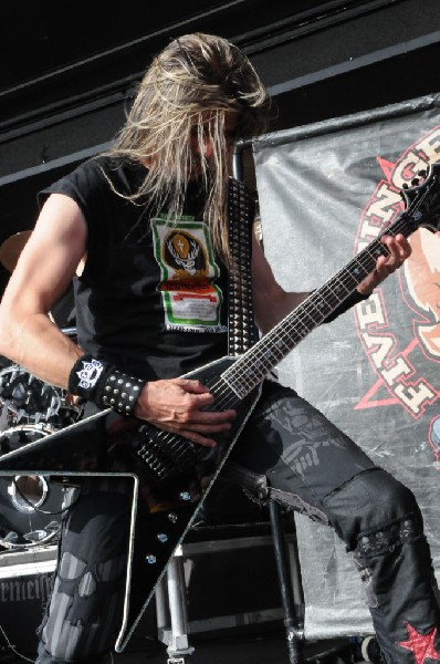 Five Finger Death Punch at the Mayhem Festival Verizon Wireless Amphitheate