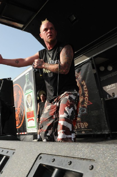 Five Finger Death Punch at the Mayhem Festival Verizon Wireless Amphitheate