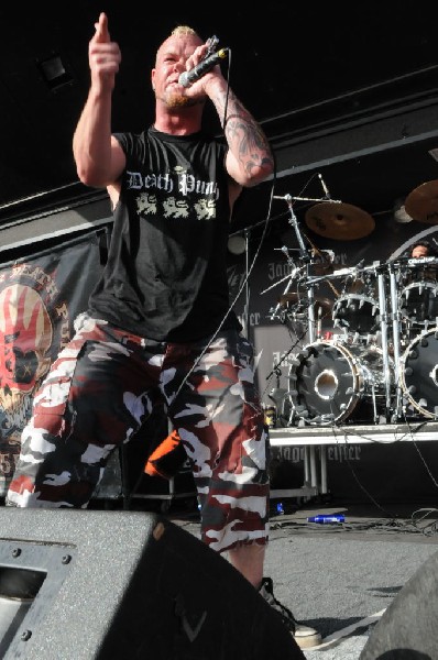 Five Finger Death Punch at the Mayhem Festival Verizon Wireless Amphitheate