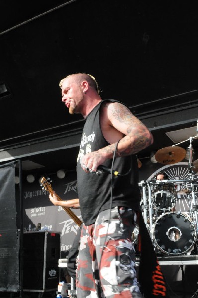 Five Finger Death Punch at the Mayhem Festival Verizon Wireless Amphitheate