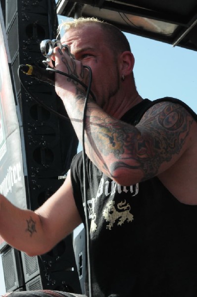 Five Finger Death Punch at the Mayhem Festival Verizon Wireless Amphitheate