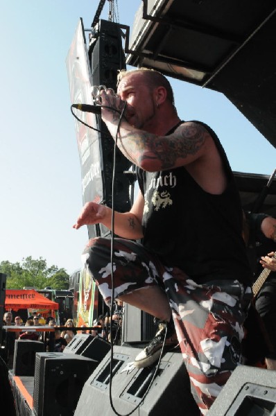 Five Finger Death Punch at the Mayhem Festival Verizon Wireless Amphitheate