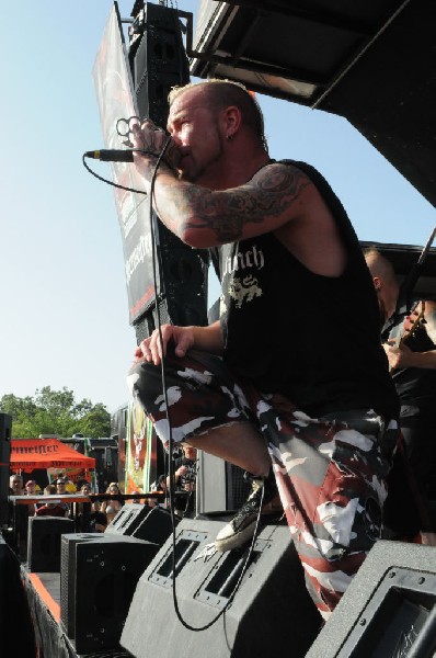 Five Finger Death Punch at the Mayhem Festival Verizon Wireless Amphitheate