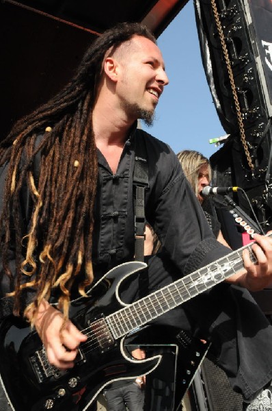 Five Finger Death Punch at the Mayhem Festival Verizon Wireless Amphitheate