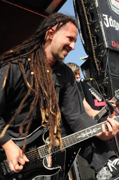 Five Finger Death Punch at the Mayhem Festival Verizon Wireless Amphitheate