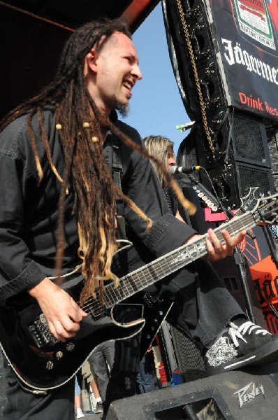 Five Finger Death Punch at the Mayhem Festival Verizon Wireless Amphitheate