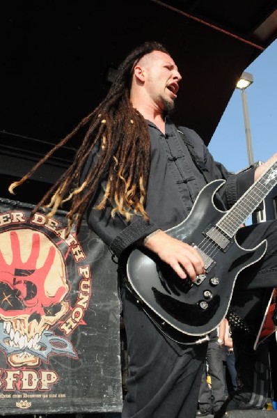 Five Finger Death Punch at the Mayhem Festival Verizon Wireless Amphitheate