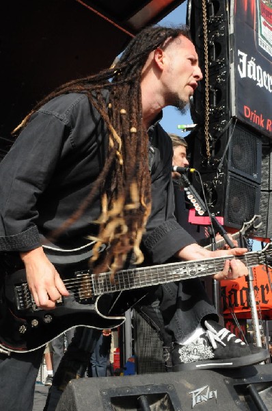 Five Finger Death Punch at the Mayhem Festival Verizon Wireless Amphitheate