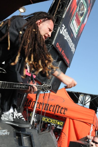 Five Finger Death Punch at the Mayhem Festival Verizon Wireless Amphitheate