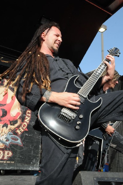 Five Finger Death Punch at the Mayhem Festival Verizon Wireless Amphitheate