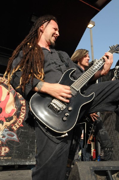 Five Finger Death Punch at the Mayhem Festival Verizon Wireless Amphitheate