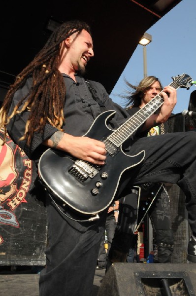 Five Finger Death Punch at the Mayhem Festival Verizon Wireless Amphitheate