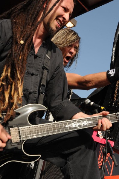 Five Finger Death Punch at the Mayhem Festival Verizon Wireless Amphitheate