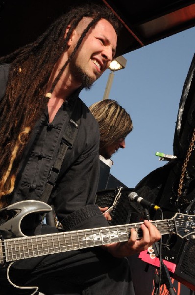 Five Finger Death Punch at the Mayhem Festival Verizon Wireless Amphitheate