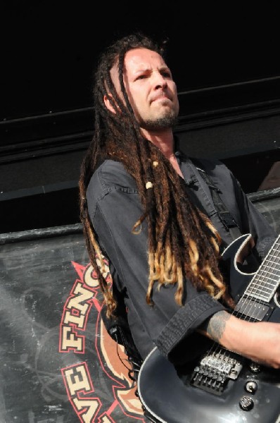 Five Finger Death Punch at the Mayhem Festival Verizon Wireless Amphitheate