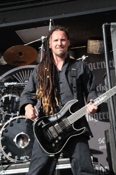 Five Finger Death Punch at the Mayhem Festival Verizon Wireless Amphitheate