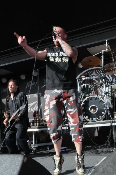 Five Finger Death Punch at the Mayhem Festival Verizon Wireless Amphitheate