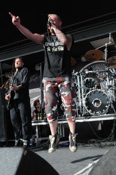 Five Finger Death Punch at the Mayhem Festival Verizon Wireless Amphitheate