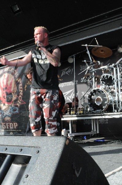Five Finger Death Punch at the Mayhem Festival Verizon Wireless Amphitheate