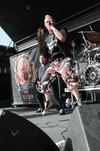 Five Finger Death Punch at the Mayhem Festival Verizon Wireless Amphitheate