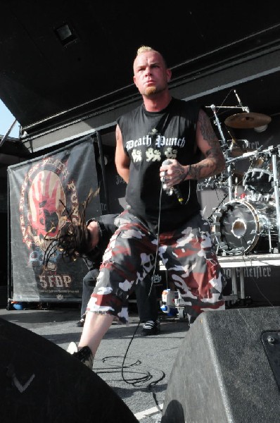 Five Finger Death Punch at the Mayhem Festival Verizon Wireless Amphitheate