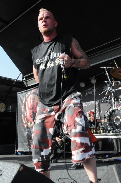 Five Finger Death Punch at the Mayhem Festival Verizon Wireless Amphitheate