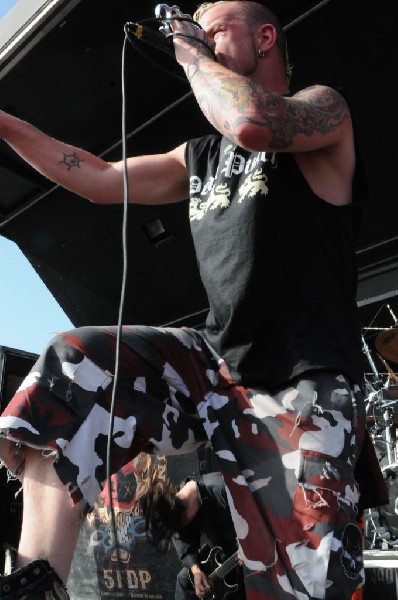 Five Finger Death Punch at the Mayhem Festival Verizon Wireless Amphitheate