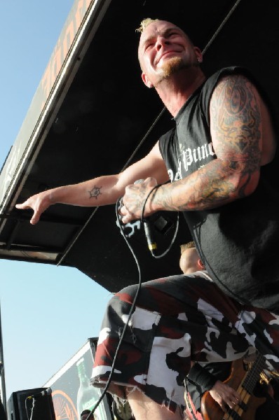 Five Finger Death Punch at the Mayhem Festival Verizon Wireless Amphitheate